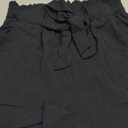 IWOLLENCE Womens Shorts with Pockets Summer Casual Shorts for Women Waist Casual Lightweight Adjustable Tie Knot Loose (Large, 1-black)