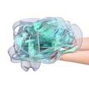 Holographic Green Ribbon 1.5 inches x 10 Yards for Gift Wrap Birthday Decorations Christmas Decorations Wedding (Green, 10 Yards)