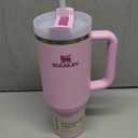 STANLEY Quencher H2.0 Tumbler with Handle and Straw 40 oz | Flowstate 3-Position Lid | Cup Holder Compatible for Travel | Insulated Stainless Steel Cup | BPA-Free | Cherry Blossom