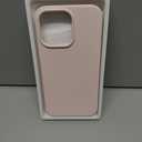 GONEZ for iPhone 15 Pro Max Case Silicone, Compatible with Magsafe, Camera Protector + Screen Protector, Soft Anti-Scratch Microfiber Lining, Liquid Silicone Shockproof Phone Cover, Chalk Pink