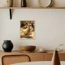 2 x Retro Girl Room Wall Art Prints Beautiful Elegant Dancing Girl Poster Canvas Art Wall Decor Picture For Bedroom Practice Room Dorm Bathroom Wall Decor Aesthetic Home Artwork 8"  10" In Framed (MK06.)