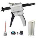 Dispenser Gun, 50ml Dispensing Gun Kit Impression Mixing Dispensing Dispenser AB Gun 1:1/1:2/10:1 or 55ML Single (50ML-10:1)