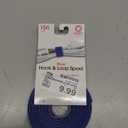 Reusable Fastening Tape Cable Ties 3/4 Inch Double Side Hook Roll (25 Yard, Purple)