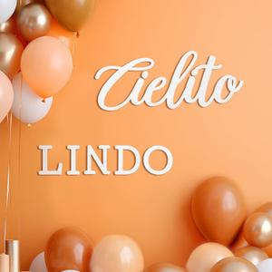 Cielito Lindo Sign for Backdrop Felt Cielito Lindo Sign for Balloon Arch Baby Shower Birthday Party Mexican Talavera Wedding Party Decor for Backdrop Balloon Arch Decor(White,Classic)