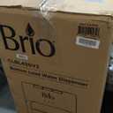 Brio Bottom Loading Water Cooler Dispenser for 5 Gallon Bottles - 3 Temperatures with Hot, Room & Cold Spouts, Child Safety Lock, LED Display with Empty Bottle Alert, Stainless Steel