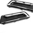 GearUp Fog Light Cover Front Driver & Passenger Side Compatible with Chevy Impala 2014-2020, Fog Lamp Bezel Grille Replaces 22738853, 22738852