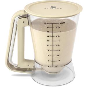 Premium Batter Dispenser for Pancakes, Cupcakes, Crepes, Waffles, Muffins, Griddle Breakfast Accessory, baking tool