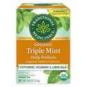Traditional Medicinals Tea, Organic Triple Mint - Supports Healthy Digestion - Kosher, Non-GMO, Caffeine-Free - 16 Tea Bags (EXP 02/02/28)