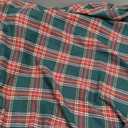 Softalker Christmas Checkered Tablecloth Rectangle - Green Buffalo Plaid Linen Cotton Gingham Xmas Table Cloths, Winter Farmhouse Table Decorations for Dining/Parties/Holiday, 54 x 80 Inch