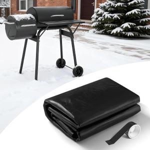 PWABOSE Thermal Blanket for Grill, 35x40 Inch Heavy-Duty Smoker Grill Insulation Cover for Winter Cooking, Pellet Grill Heat Shield for Traeger Stoves, Cuttable DIY Insulated Blanket