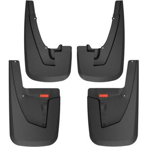 Husky Liners Custom Mud Guards | Fits 2021-2026 Chevrolet Suburban & Tahoe, GMC Yukon & Yukon XL | Front & Rear Set, 4-pc Black - 58226