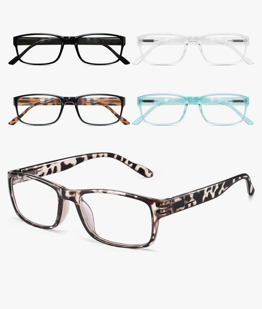 Gaoye Professional Reading Glasses for All Day - Computer Readers with Blue Light Protection - 0.0
