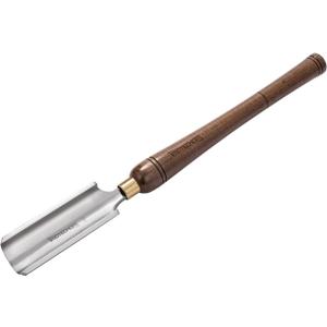 2-Inches HSS Roughing Gouge Lathe Chisel Wood Turning Tools with Round Plastic Box and Hanging Bag