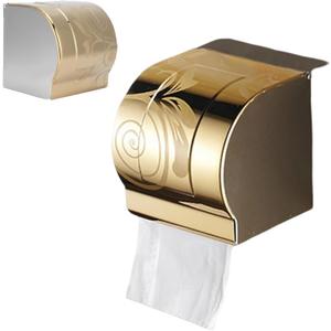 Toilet Paper Holder, Waterproof Toilet Paper Roll Holder with Protective Cover Wall Mounted Steel Cat Dog Proof Toilet Tissue Holder