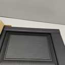 Ekena Millwork Lifetime Vinyl LP2S14X03900BL Standard Two Equal Panel Vinyls, Raised Panel Vinyl Shutters, w/Installation Shutter-Lok's & Matching Screws (Per Pair), 14.75"W x 39"H, Black
