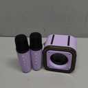 Mini Karaoke Machine for Kids, Girl Toys Gifts, Kids Karaoke Wireless Microphone for 4,5,6,7,8,9,10,11,12 Years Old Boys and Girls Christmas Party Gifts Toys (Purple)