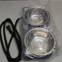 Heated Cat Bowl, Outdoor Heated Pet Bowl with Double Stainless Steel Bowl 23 OZ, Water Food Bowls for Cat Pet, Thermal Pet Bowl Provide Drinkable Water and Hot Food in Winter