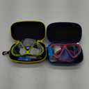 Toddler Goggles Nose Cover, Kid Goggles Fabric Strap, Swimming Goggles Kids 3-6 (Pack of 2 - Spider & Bat)