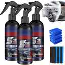 3PC Multi-Functional Coating Renewal Agent,3 in 1 Ceramic Coating for Cars, Spray Coating Agent Car Plastic Refurbish Long-Lasting Protection Quick Drying Formula for Cars Boats