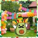 5 ft Avocado Taco Guy Cardboard Cutouts Stand Up Avocado Party Decorations Cinco de Mayo Mexican Fiesta Party Photo Booth Prop Backdrop for Cinco De Mayo Mexican Baby Shower Indoor Outdoor Decor