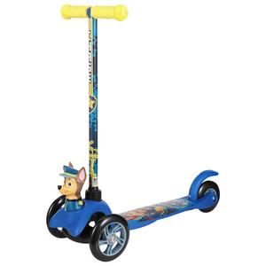 Kick Scooter for Kids, Self-Balancing 3 Wheeled Scooter with Light Up Wheels & Deck, Extra Wide Anti-Slip Deck, Rear Brake, Lean to Steer, Lightweight Design, for Kids 3 and Up, 75 LB Limit (Chase)