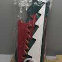 DECSPAS Christmas Decorations Indoor, 3 PCS 11 Inches Large Size Wood Christmas Trees for Centerpiece Table Decor, Wooden Xmas Tree for Winter Decor, Home, Tabletop, Mantel, Shelf, Gifts (3pcs-red, Green, White)