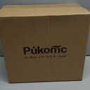 Pukomc Ice Cream Maker Machine for Home Use, with Two Ice Cream Bowls,Simple Operation and Easy to Clean,White Green