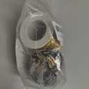 Thank You Tags,100pcs Heart Paper Gift Tags with String (Black)