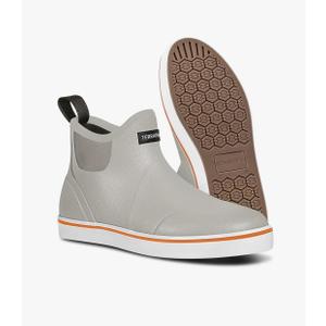 Men's Waterproof Deck Rain Boots - Anti-Slip Rubber Ankle Boots for men, ideal for Fishing and Boating, All-Season US6