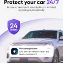 Nexar Beam GPS Dash Cam - 1 Year Nexar App Subscription Included - Unlimited Cloud Storage, Drive Recordings, Parking Mode, Night Vision, All Inside the Nexar App - WiFi HD Front Dash Cam (64 GB SD)