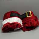 Rubies Adult Crimson Regency Plush Santa Suit With Gloves (Extra-Large)