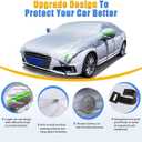 Hail Protector Car Cover Compatible with Toyota Camry/Toyota Corolla/Honda Civic, 5 Layers Thicken Padded Hail Protection Blanket