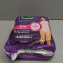 Depend Night Defense Adult Diapers, Incontinence & Postpartum Bladder Leak Underwear for Women, Disposable, Overnight, Medium, Blush, 15 Count