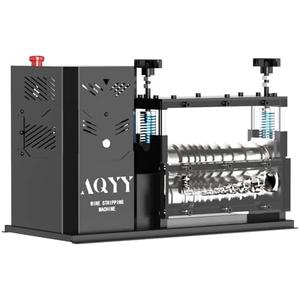 AQYY Electric Wire Stripping Machine, 11 Channel Automatic Wire Stripper for 0.08-1.5 in. Copper Wires, 700W Cable Stripper Machine with 10 Blades, Electric Wire Stripper for Workshop Recycling