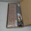 2-in-1 Coffee Mug Holder Wall Mount, 4-Tier Coffee Mug Rack Wall Mounted with 16 Adjustable Hooks and Storage Shelf, Wooden Cup Hanger Organizer for Home Kitchen Display and Collection (Brown)