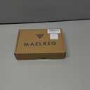 M MAELREG Mens Polo Shirts Short Sleeve Jacquard Performance Moisture Wicking Lightweight Casual Active Mens Golf Shirt (L)