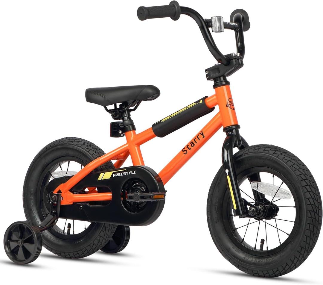 cubsala 16 Inch Kids Bike BMX Style Bicycle with Training Wheels Coaster Brake for 2-10 Years Old Toddlers Boys Girls Multiple Colors