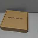 Under Desk Drawers for Organization, Pull Slide out Drawer Underneath Table With Lip, Attachable Under Shelf Pencil Drawer, Clear Light Black