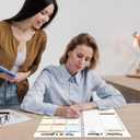 2 x Teacher Planner Book for Yearly, Weekly & Monthly Lesson Planner, January-December Yearly Planner A4 Size with Checklist, Notes, School Teacher Supplies for Classroom Organization - Boho