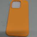 JETech Silicone Case for iPhone 14 6.1-Inch, Silky-Soft Touch Full-Body Protective Phone Case, Shockproof Cover with Microfiber Lining (Marigold)