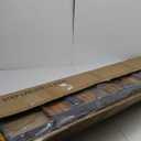 HillhutApex 5 Step Foldable Aluminum Step Ladder with Handgrip, Anti-Slip Pedal, 330 lbs Capacity, Lightweight & Portable for Home, Kitchen, Office, Garage (Black Woodgrain)