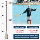 LINGVUM SUP Paddleboard Paddle, Adjustable Stand-Up Paddle Board Paddle