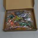 Dinosaur Toys for Kids 3-5, 10 PCS Realistic Plastic Dinosaur Figure Toy Set Including T-Rex, Stegosaurus, Spinosaurus, Ideal Gift for Toddle