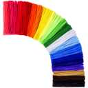 Pipe Cleaners,1000 pcs and 20 Assorted Colors 12 inch Chenille Stems for DIY Art Creative Crafts Decorations