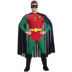 Rubie's Costume Classic Batman Deluxe Robin Costume (Medium, Red/Green)