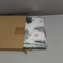 Chuarry Set of 4 Winter Pillow Covers 18 x 18 Inch Green Snowflake Christmas Tree Rustic Soft Throw Pillows Cases Hello Winter Nature Forest Decorative for Couch Bed Sofa Holiday Home Decor