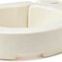 Medline Standard Hinged Toilet Seat Riser, 3.5 Inch Height, 400 lb Weight Capacity, White - Ideal Mobility Aid for Elderly, Disabled, and Medical Patients, Enhances Bathroom Safety