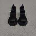 Camco RV Towel Hook | Add Hooks Inside/Outside Your RV | Strong Mechanical Suction Cup Hook (44028), Black (Pack of 2)