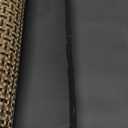 eqivei Kitchen Rugs and Mats Non Skid Washable Set of 2 PCS, Absorbent Runner Rugs for Kitchen, Front of Sink, Kitchen Mats for Floor, 17.3"x 47"+17.3"x 29" (Black)