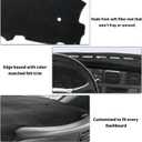 POSAID Dash Cover for 1998-2004 Chevy S10 GMC Sonoma, Dashboard Cover for 1998-2005 Chevrolet Blazer, Dashboard Dash Mats for 1998-2001 GMC Jimmy, Black